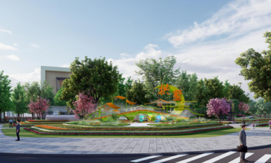 《拱辰迎月》設計稿