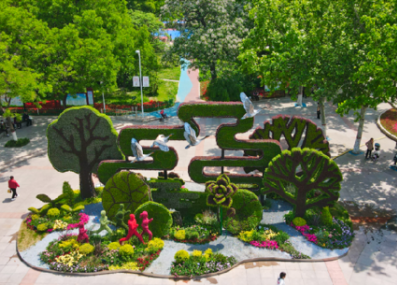 《國泰民安里·幸福新聊城》——聊城主題綠雕