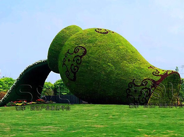 湖州五一主題綠雕