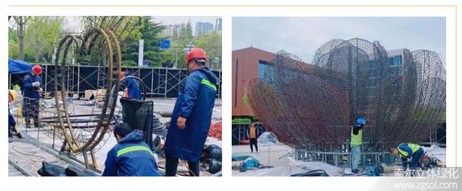 23山東青島膠州市民文化中心五一立體花壇“幸福花開” (45).jpg